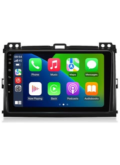 SHEZA STAR Android Car Stereo for Toyota Prado 2004-2009 6GB RAM 128GB ROM Support SIM Card, Carplay, Mirror Link Wi-Fi BT, Radio GPS Navigation, 9 Inch IPS Touch Screen with AHD Camera Included  - Image 1