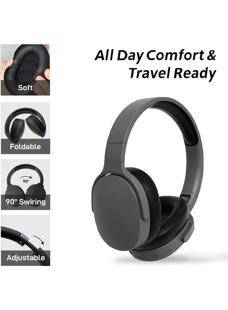 Stereo Surround Sound Headsets Long Life Wireless Bluetooth Headphone Sports Noise Reduction Earphone - Image 1