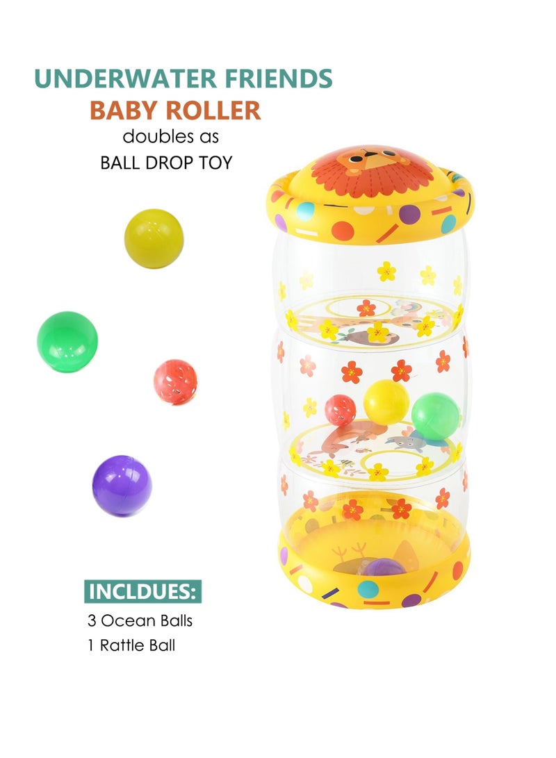 Inflatable Activity Roller, Crawling & Walking Baby Toys for 6-12 Months Glowing, Tummy Time Sensory Development Toys for Boys, Girls - Image 3