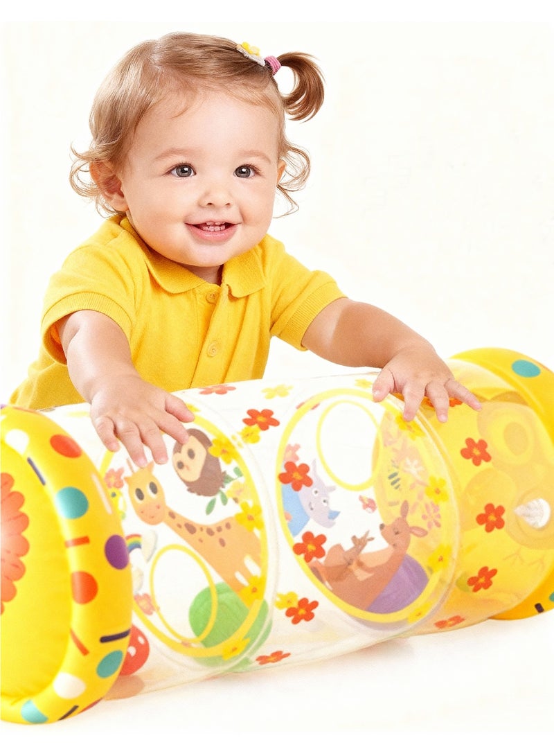 Inflatable Activity Roller, Crawling & Walking Baby Toys for 6-12 Months Glowing, Tummy Time Sensory Development Toys for Boys, Girls - Image 5