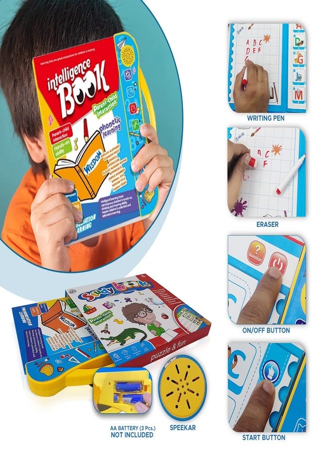 NHR Kids Intelligence English Letters & Words Learning Sound Book - Fun Educational Toys, Activities with Numbers, Shapes, Animals Phonetic Learning for Toddlers (E-Book, Multi) - Image 4