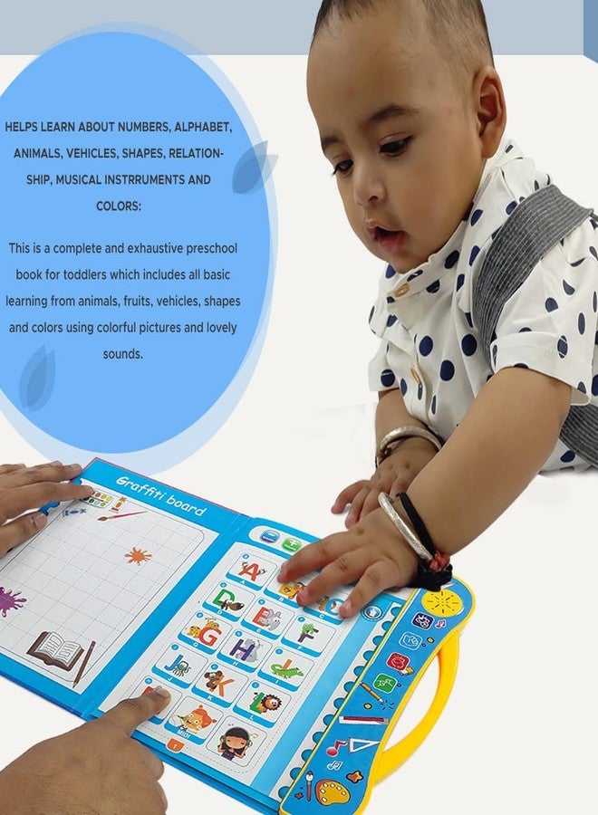 NHR Kids Intelligence English Letters & Words Learning Sound Book - Fun Educational Toys, Activities with Numbers, Shapes, Animals Phonetic Learning for Toddlers (E-Book, Multi) - Image 3