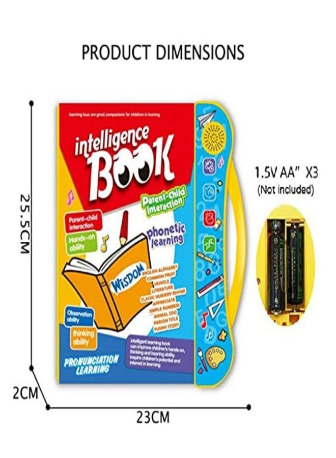 NHR Kids Intelligence English Letters & Words Learning Sound Book - Fun Educational Toys, Activities with Numbers, Shapes, Animals Phonetic Learning for Toddlers (E-Book, Multi) - Image 5