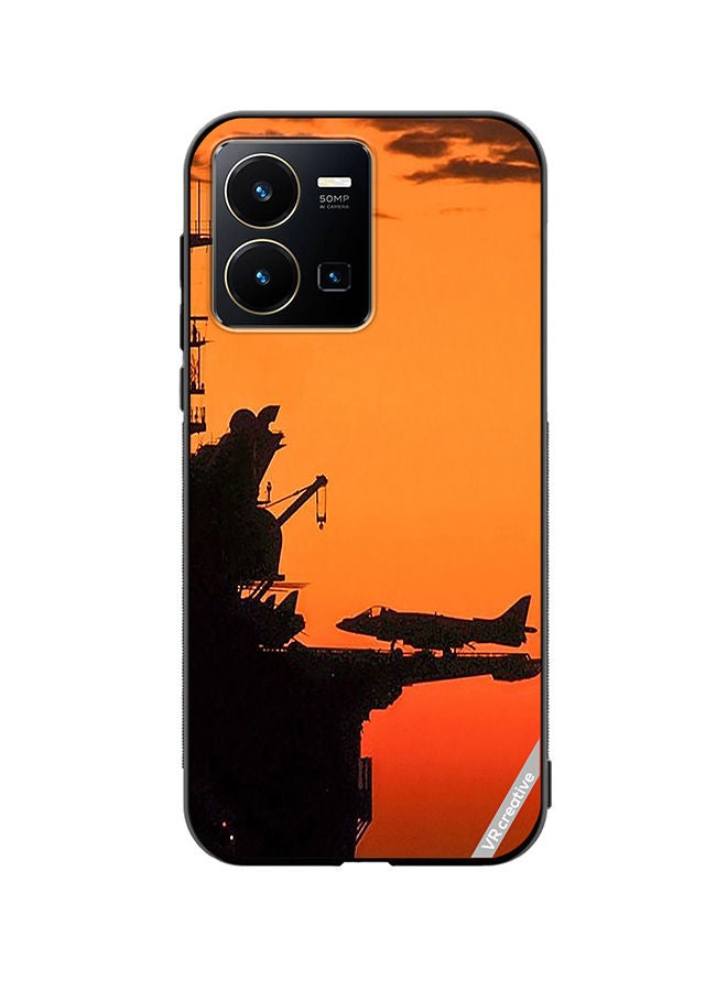 Protective Case Cover For Vivo Y35 Eyes To The Skies Design Multicolour