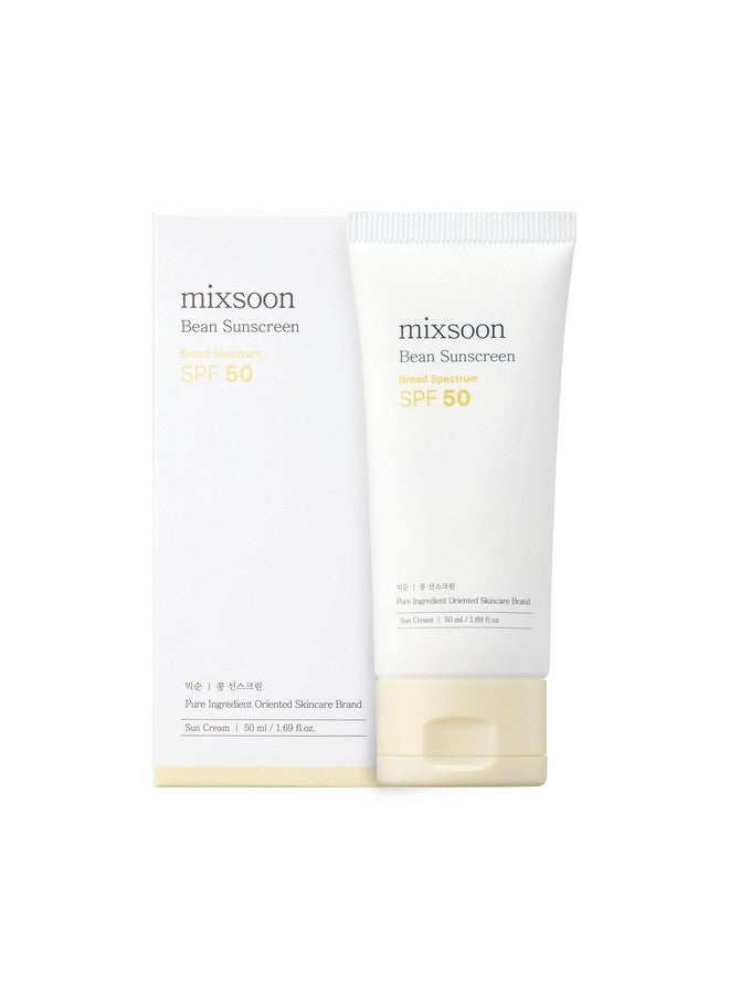 mixsoon Bean Sunscreen SPF 50 Airy Texture Type For Face Korean Skin Care 1.69 fl oz / 50ml - Image 1