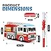 Birchio Small Fire Truck Pinatas Bundle with a Blindfold and Bat161x8x51 Inches Perfect for Firetruck Birthday Decorations Boys Birthday Party Supplies - Image 4