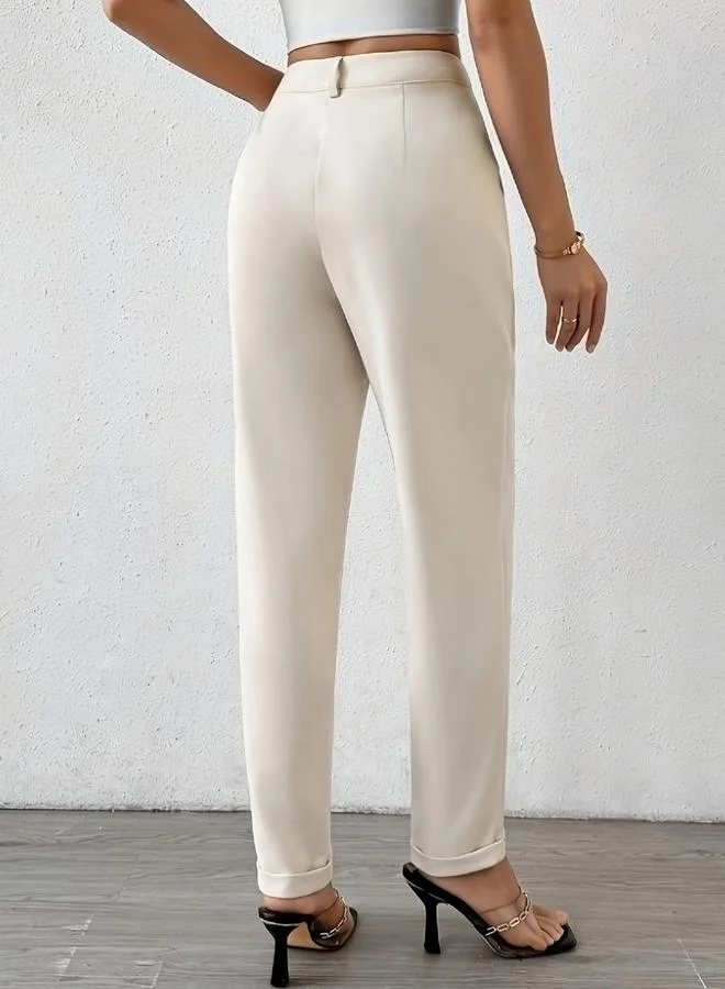 Take Two Solid Pocket Detail Skinny Pants