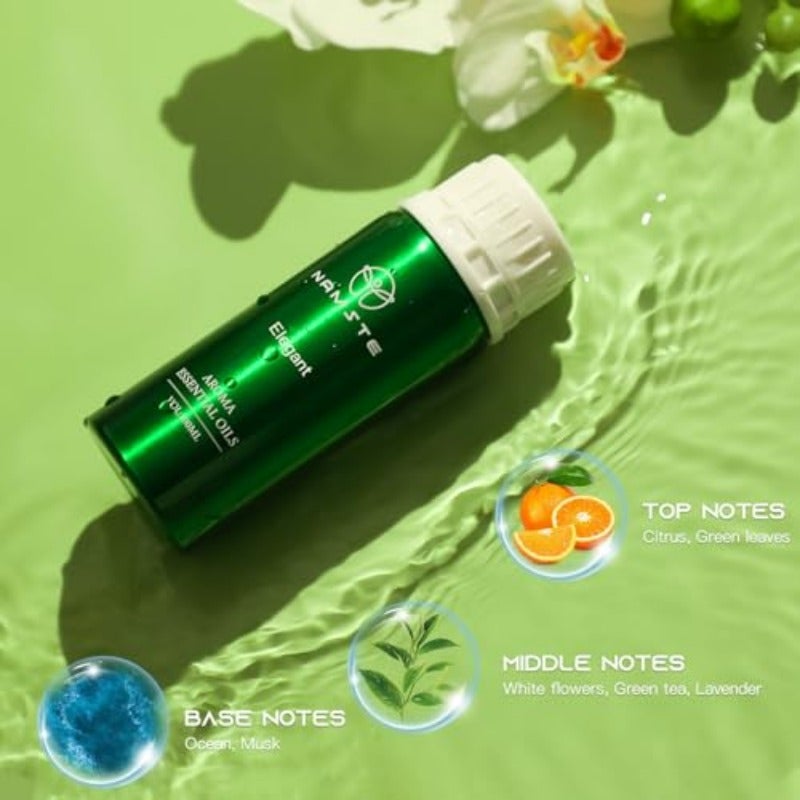 زيت أساسي عطر NAMSTE 100 مل مجموعة أنيقة زيوت diffuser برائحة طبيعية خالصة، مزيج من الحمضيات واللافندر والمسك لمنزل جهاز الروائح - Image 2