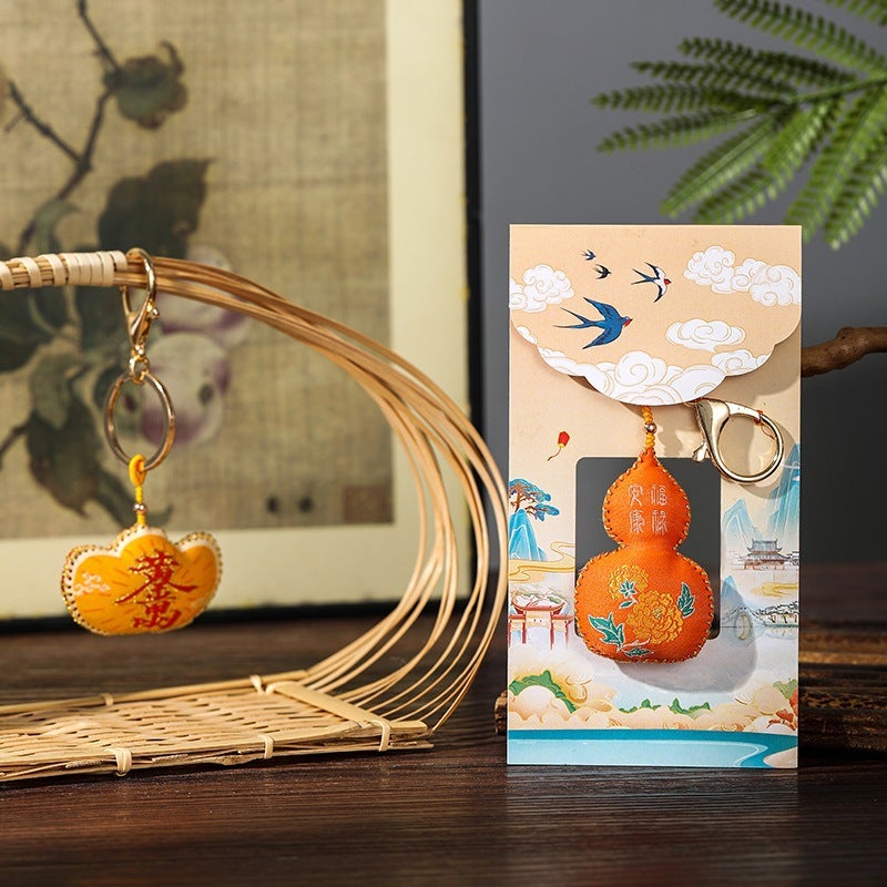 Wenchuang Small Gift Creative Keychain Sachet Dragon Boat Festival Sachet Prayer Peace Blessing Bag Small Pendant Sachet Chinese Style - Image 5