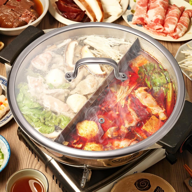 Luxshiny Terrarium Glass cast Iron lid Pot lid cookware Glass Cover Replacement Pot lids Frying pan Cover Thickened Visual Pot Cover Kitchen Universal lid for Accessories 14 inch pan lid BBQ Grill - Image 5