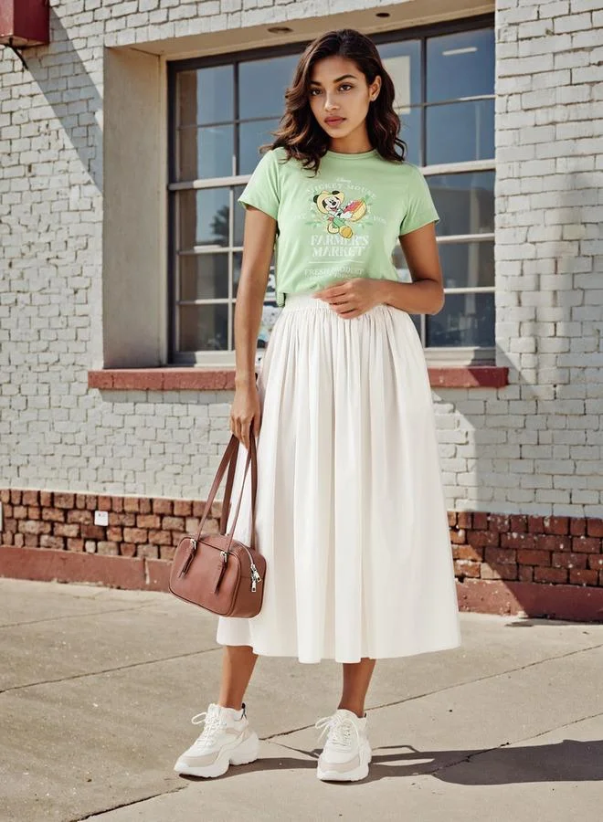 SP Characters Mickey Mouse Print T-shirt