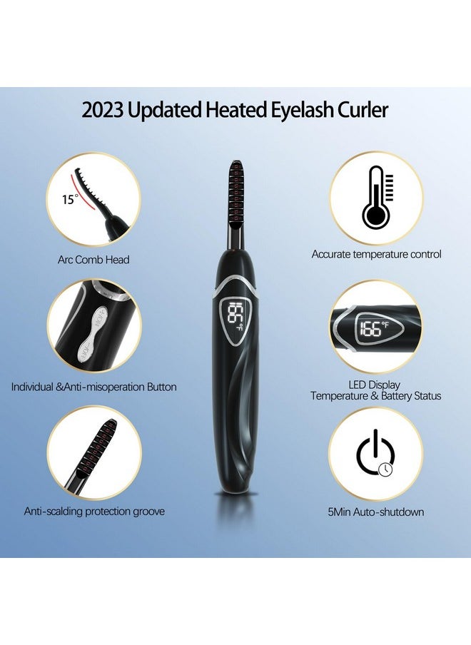 Heated Eyelash Curlerusb Rechargeable Heated Lash Curler With Accurate Temperature Control Electric Eyelash Curlers Comb For Quick Natural And 24 Hrs Long Lasting Curling Eyelashblack - pzsku/ZC83C4FED4A5BDD4CF695Z/45/_/1707976345/f46884ed-3516-4414-89fe-d62aac0da7b7