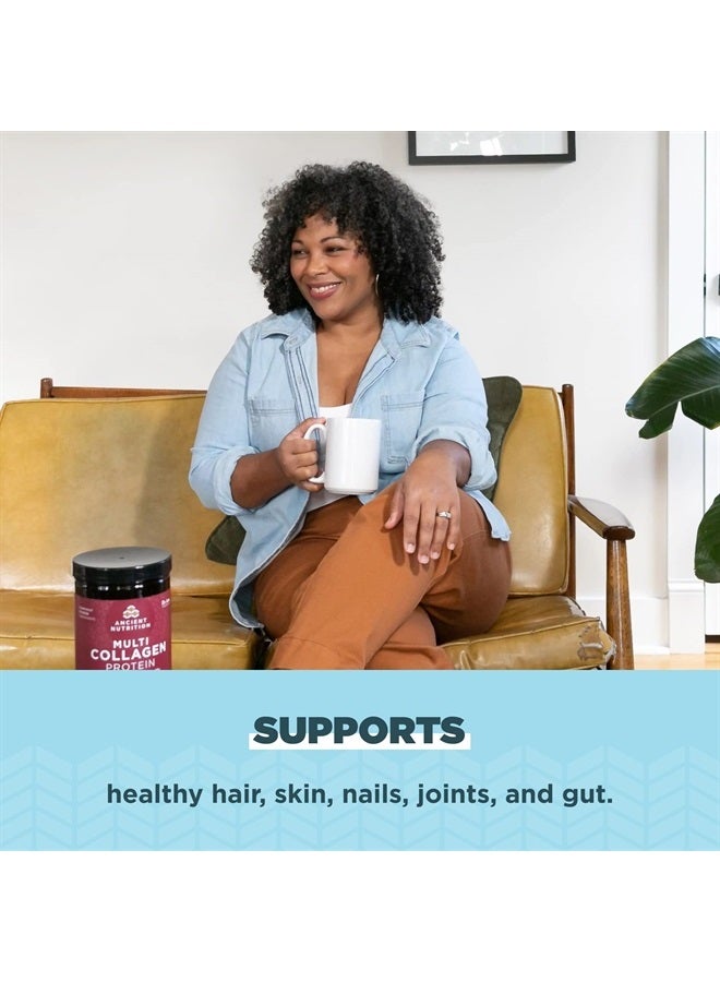 Ancient Nutrition Collagen Powder Protein, Multi Collagen Protein, Hydrolyzed Collagen Peptides Supports Skin and Nails, Joint Supplement (Gut Restore, 20 Servings) - Image 3