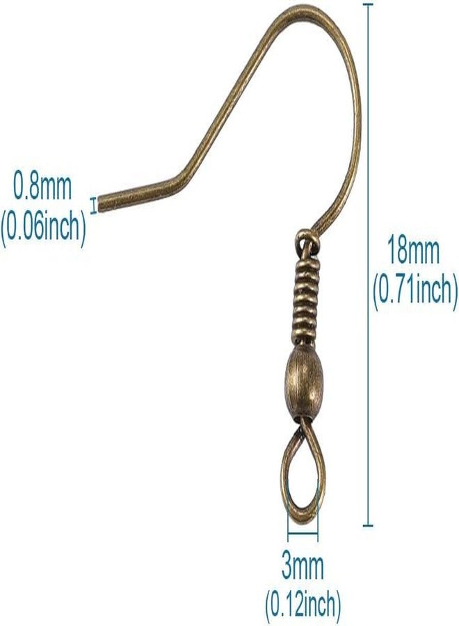 Excellentcrafts 100Pcs Earring Hooks for Jewelry Making � Fish Hook Ear Wires in Gold, Silver, Bronze, Rose Gold, Black � DIY Earring Making Kit for Women, Crafters & Beginners � 50 Pairs (Assort) - Image 3