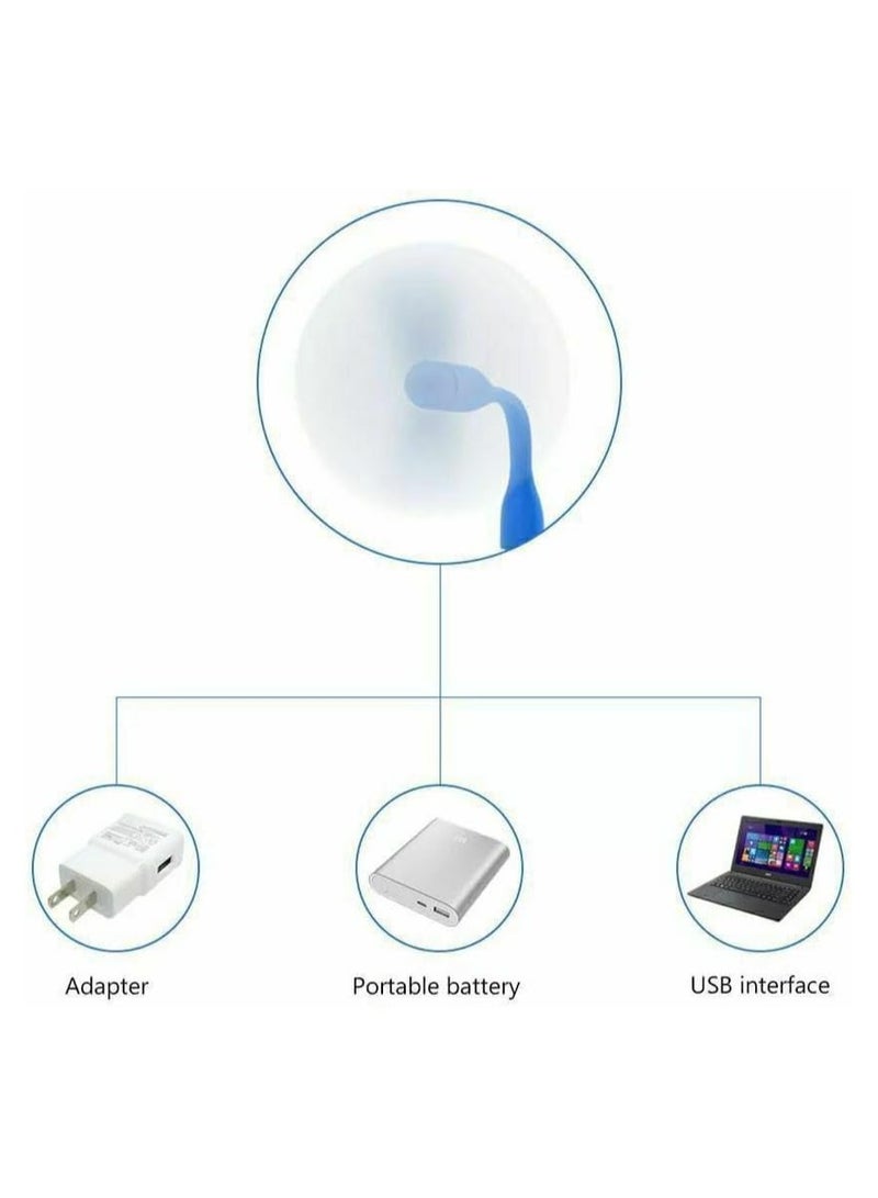 مروحة USB محمولة صغيرة – عملية ومثالية للعمل على اللاب توب أو مع الباور بانك أو الشاحن المباشر  - Image 3