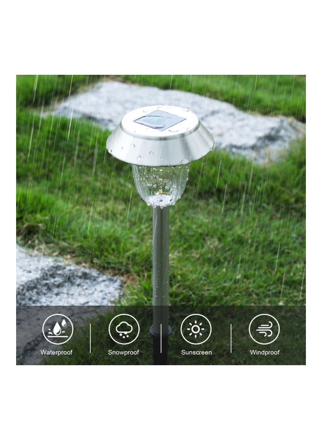 NIBEMINENT 2-Piece LED Solar Stake Lights Warm White - Image 3