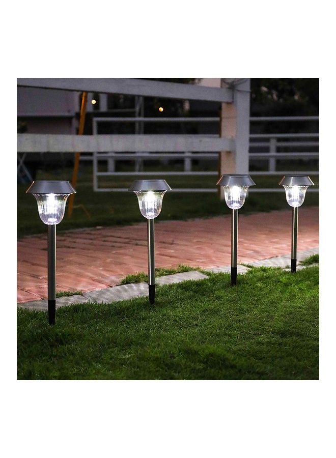 NIBEMINENT 2-Piece LED Solar Stake Lights Warm White - Image 2