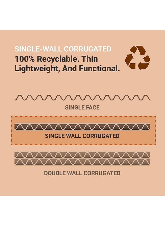 Aviditi Corrugated Cardboard Sheets 24" X 36" (5 Pack) Large Card Board For Layer Separation Packaging Mailing Shipping Packing, And Protecting Products From Forklift Damage - White, 5 Pack - Image 4