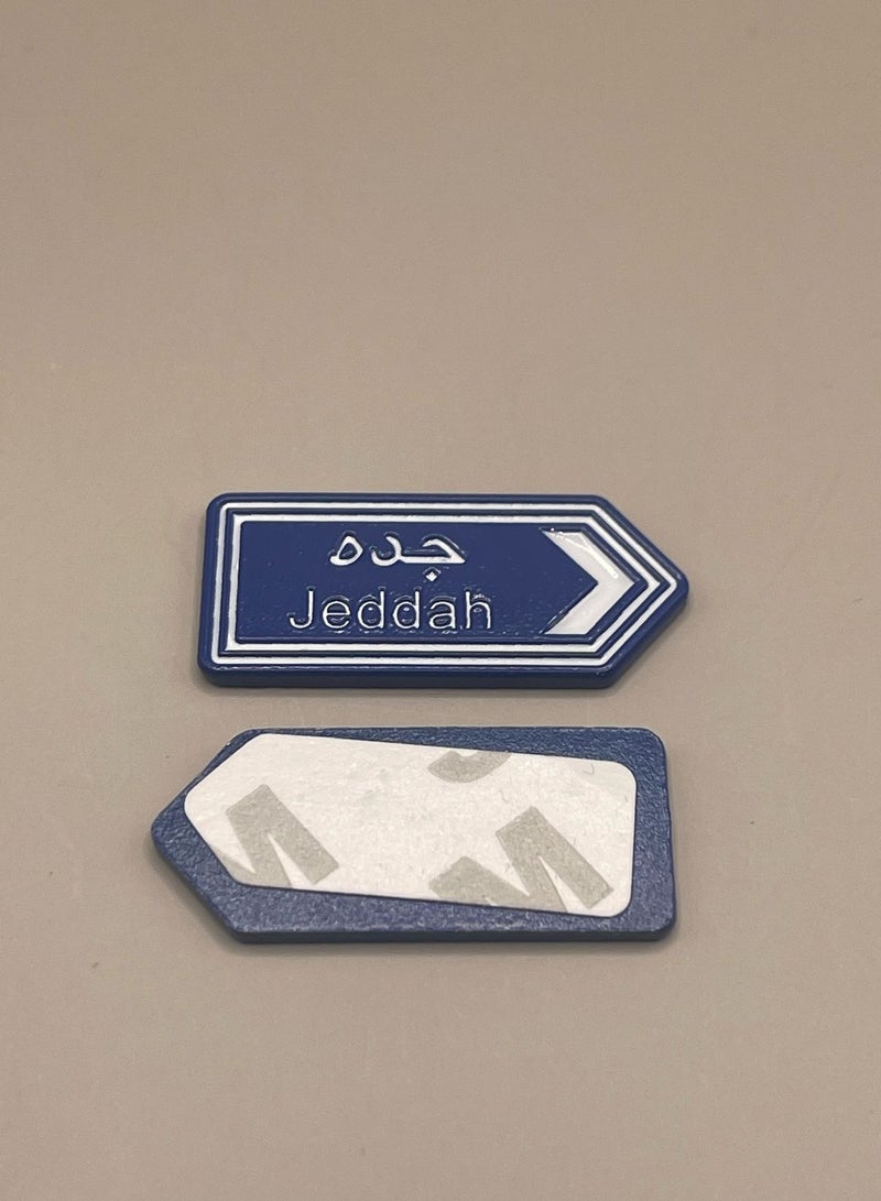 Metal Sticker – “Jeddah” Design  - Image 2