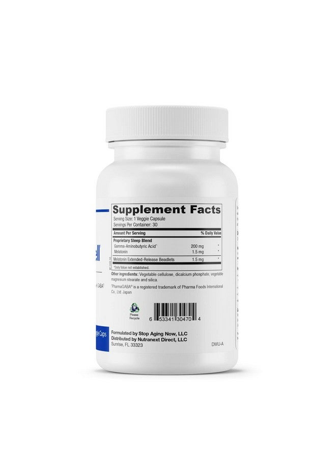 stop aging now Stop Aging Now - DreamWell Ultra - Advanced Melatonin with GABA - Nervousness and Stress Relief, Sleep Support - Non-Drowsy and Non-Habit Forming - 30 Vcaps  - Image 2