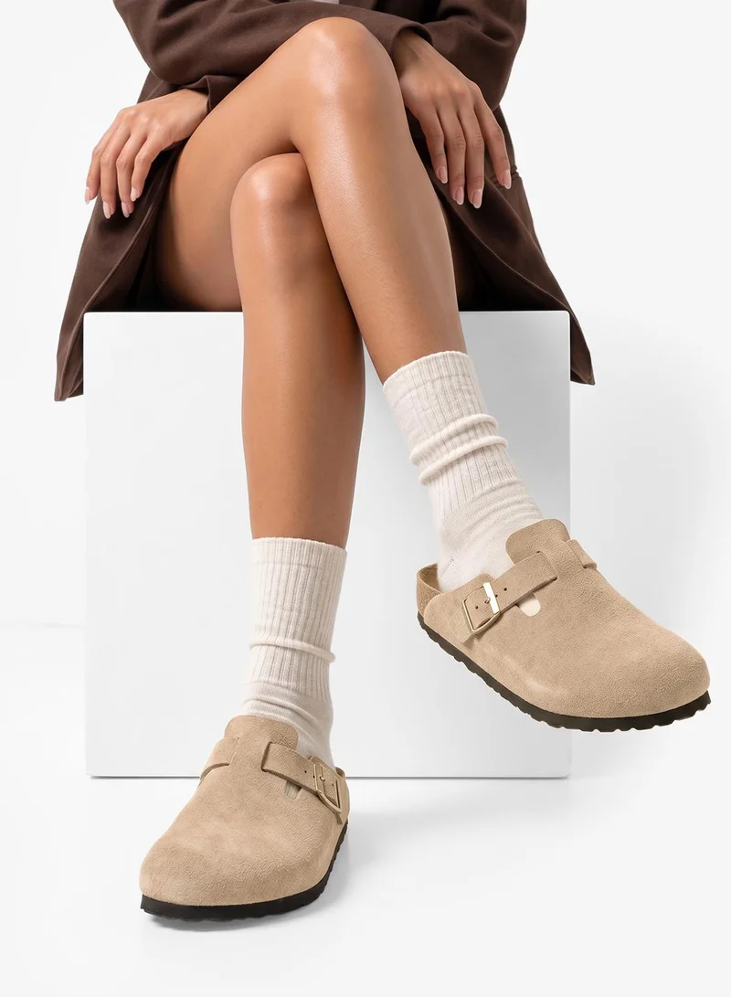 BIRKENSTOCK Sandcastle Boston Regular Fit Clogs for Women | Best Price UAE