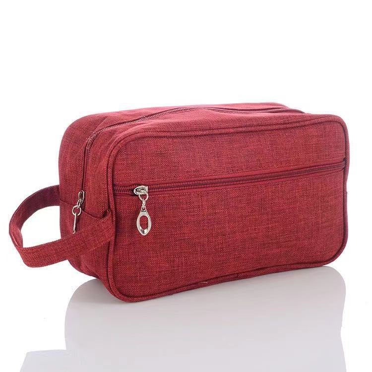 Large Capacity Mens Organizer Handbag 600D wine red 