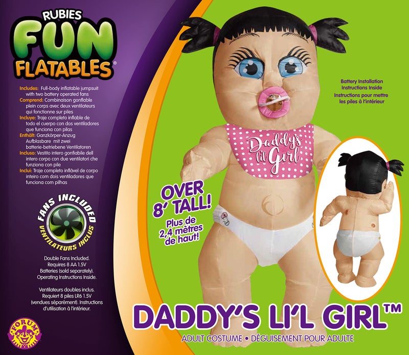 Rubies Adult Daddy's Girl Inflatable Baby Costume - Image 3
