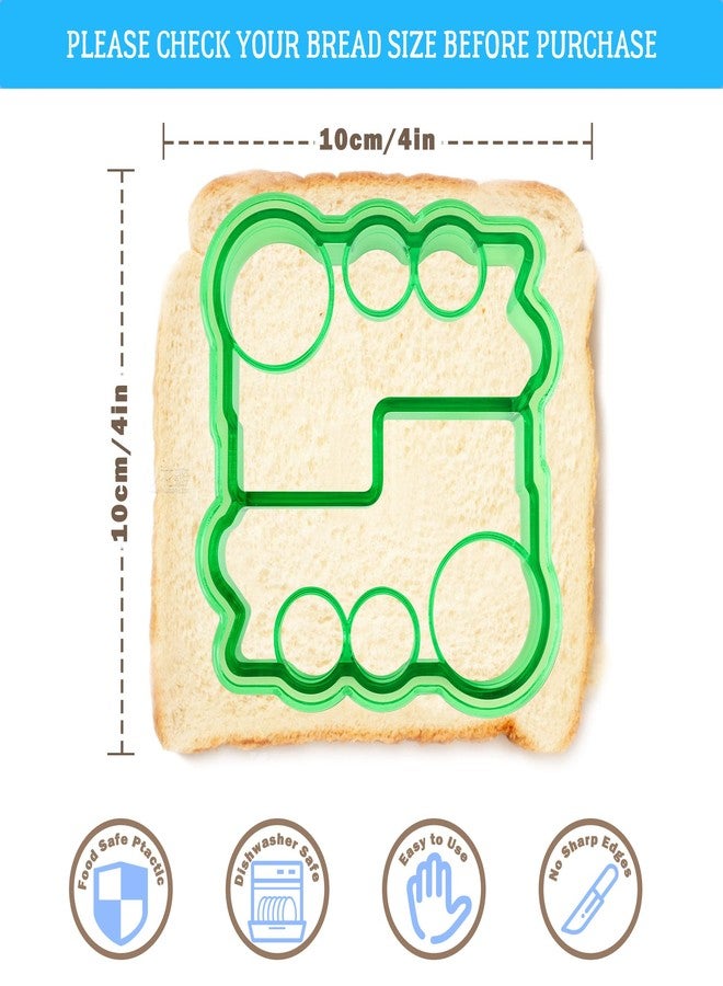 FUNGYAND Sandwich Cutter Set, All in One Bento Box Complete Supplies and Accessories Kit Includes Sandwich Bread Cutters, Fruit Cutter, Animal Food Picks, Silicone Cups - Image 3