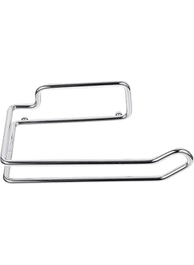 Carbon Steel Wall Mount Toilet Paper Holder With Multi Function Towel Rack For Bathroom Kitchen - Image 1