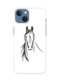 Case for Apple iPhone 14 Slim Snap Classic Series Mobile Cover Hard PC Shield Matte Finish Print - Arabian Stallion