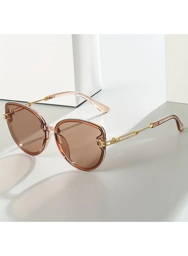 SCENT HOUSE New Y2K Cat-Eye Unisex Glasses - Funny Jelly Color Block, Black, includes glasses case - Image 5