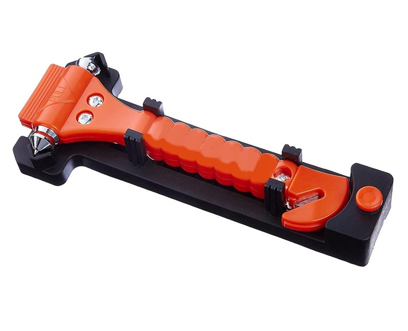 HSR Car Accessories Emergency Escape and Rescue Tool with Seatbelt Cutter and Window Glass Hammer - Image 1
