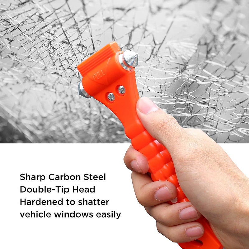 HSR Car Accessories Emergency Escape and Rescue Tool with Seatbelt Cutter and Window Glass Hammer - Image 5