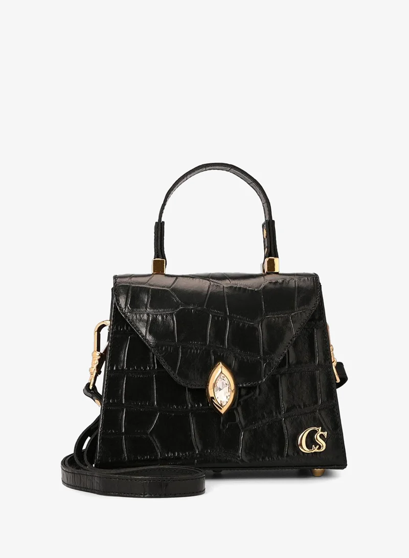 Carmen Steffens  Top Handle Bag Black Crystal for Women | Best Price UAE