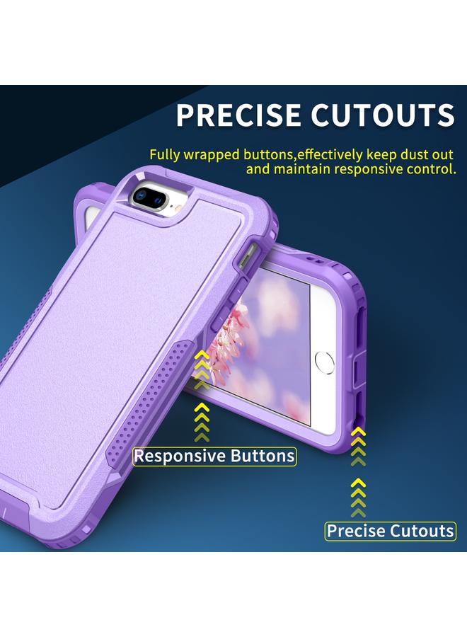 S-TOP Case For iPhone 6 Plus / 7 Plus / 8 Plus 3 in 1 PC + TPU Shockproof Phone Case - Image 4