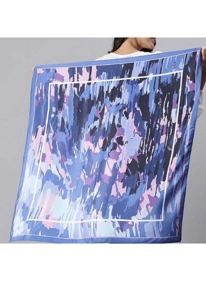 LookTrendyNow Long Scarf,Breathable Sun Protection Light WeightSatin Silk Scarf |100X100 cm| - Image 2