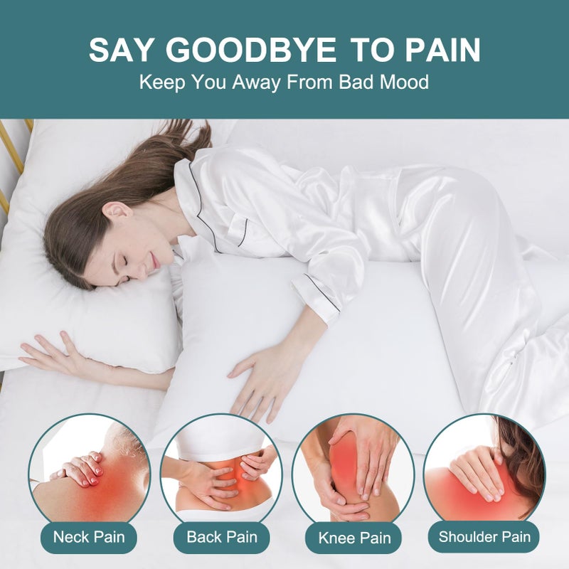 DOWNCOOL Large Body Pillow Insert- Breathable Full Body Pillow for Side Sleeper - Soft Long Bed Pillow for Adults - 20 x 54 inch - Image 2