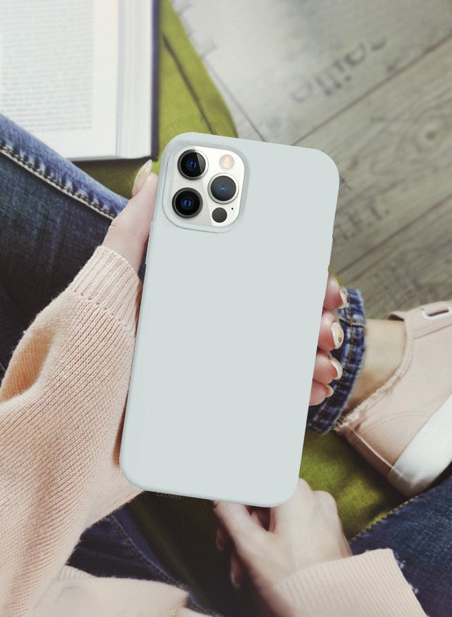 CATANES [for iPhone 12 Pro] Silicone Case Shockproof Protective Case Anti Scratch Smooth Case Cover/White - Image 4