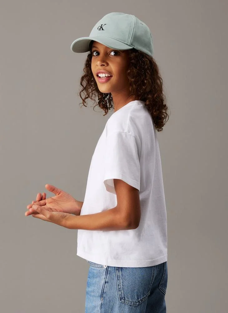 كالفن كلاين جينز Kids Logo Boxy T-Shirt