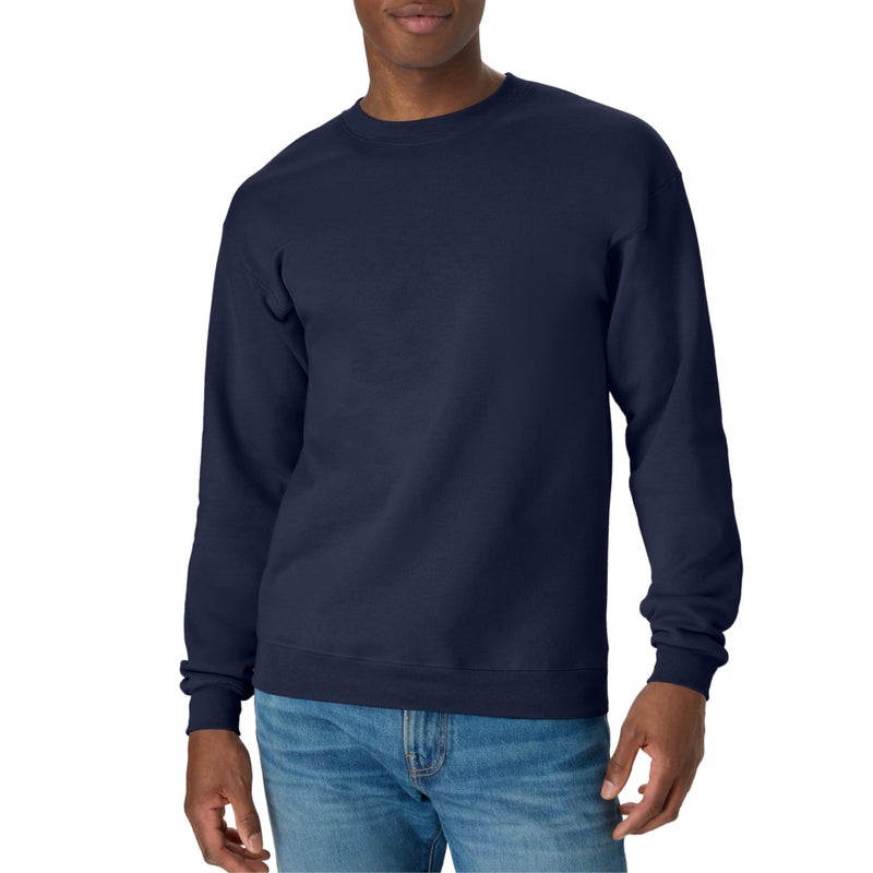 Hanes mens Ecosmart Sweatshirt Navy XLarge US - Image 2