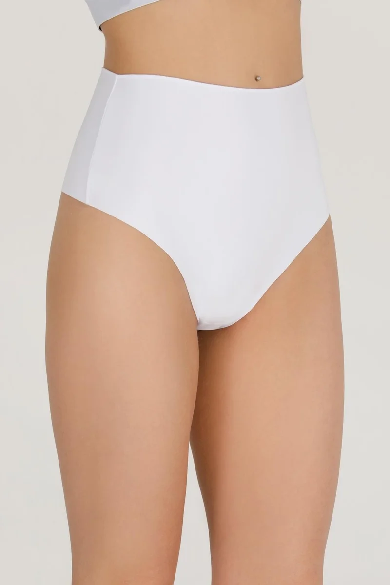 سينسو Women's Laser Cut High Waist Thong Panties Set of 3 KTS5002