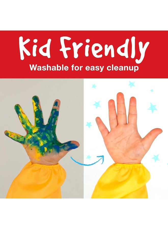 Faber-Castell Little Creatives Jumbo Squeezing Paint Brushes, 6 Colors, Paint Sticks for Kids Washable, Toddler Art Supplies, Non Toxic Paint and Brush in One, Kids Crafts Age 3 to 5+ - Image 5