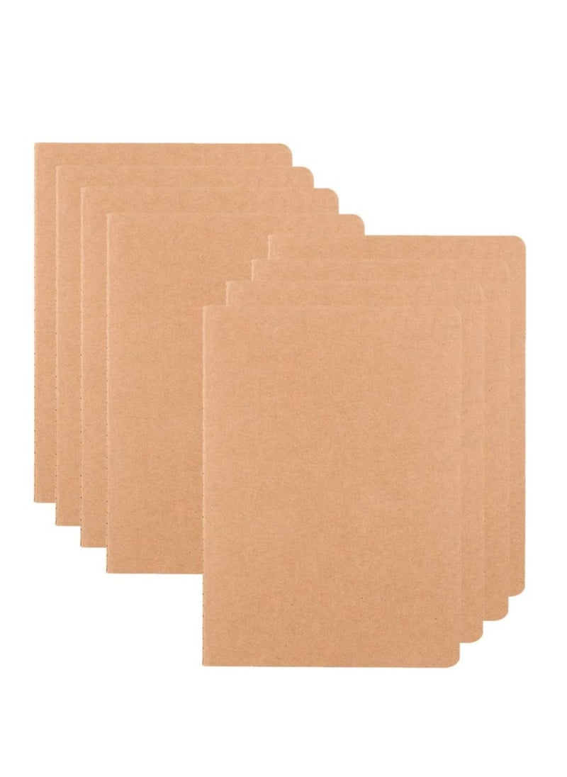 Oasisgalore 8 Pack Notebook Journals for Students and Office，Diary Subject Notebooks Planner with Blank Paper，30 Sheets，A5 Size  - Image 1