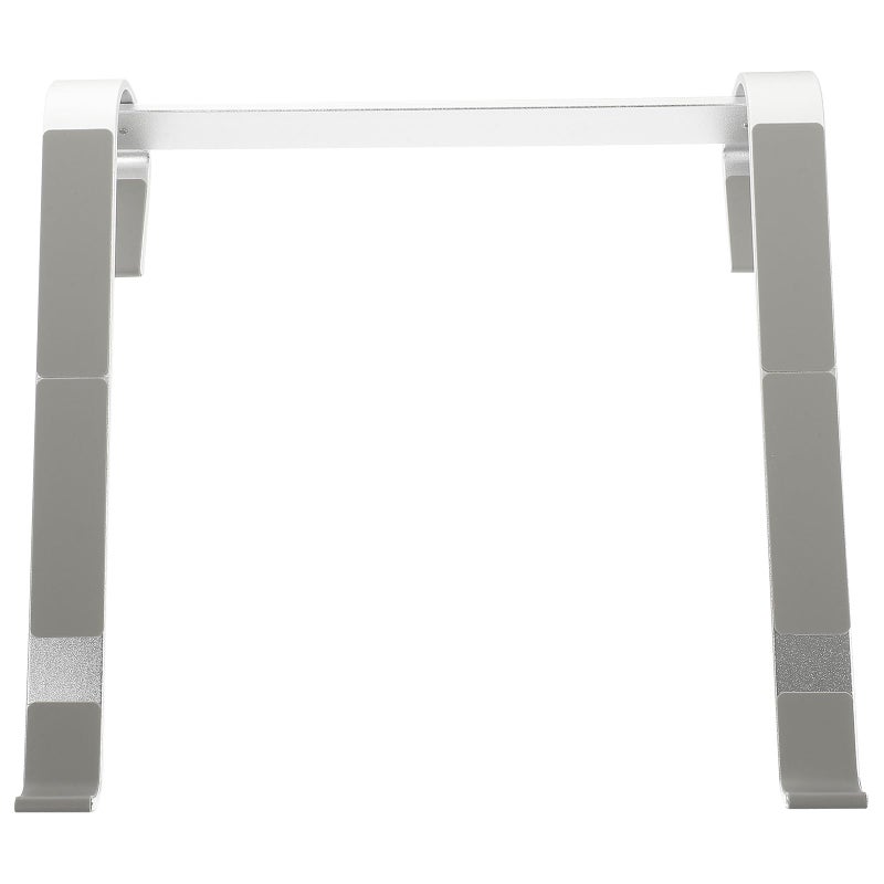 Adjustable Aluminum Laptop Stand with Cooling Ventilation Portable Desktop Rack Silver - Image 2