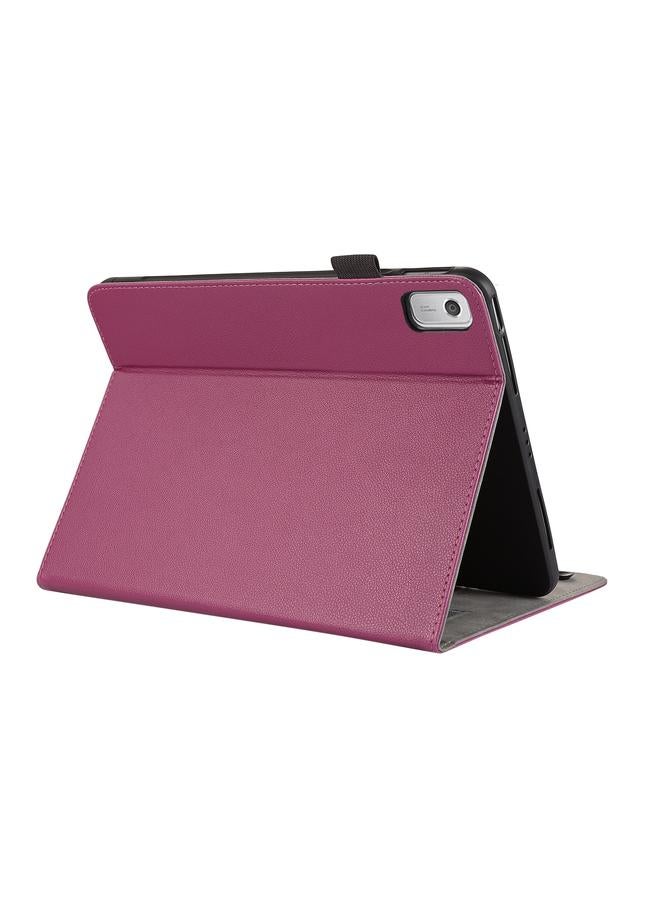 S-TOP Case For Lenovo Tab M9 2023 Litchi Texture Leather Sucker Tablet Case - Image 4