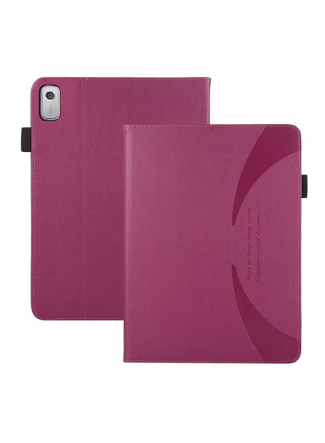 S-TOP Case For Lenovo Tab M9 2023 Litchi Texture Leather Sucker Tablet Case - Image 2