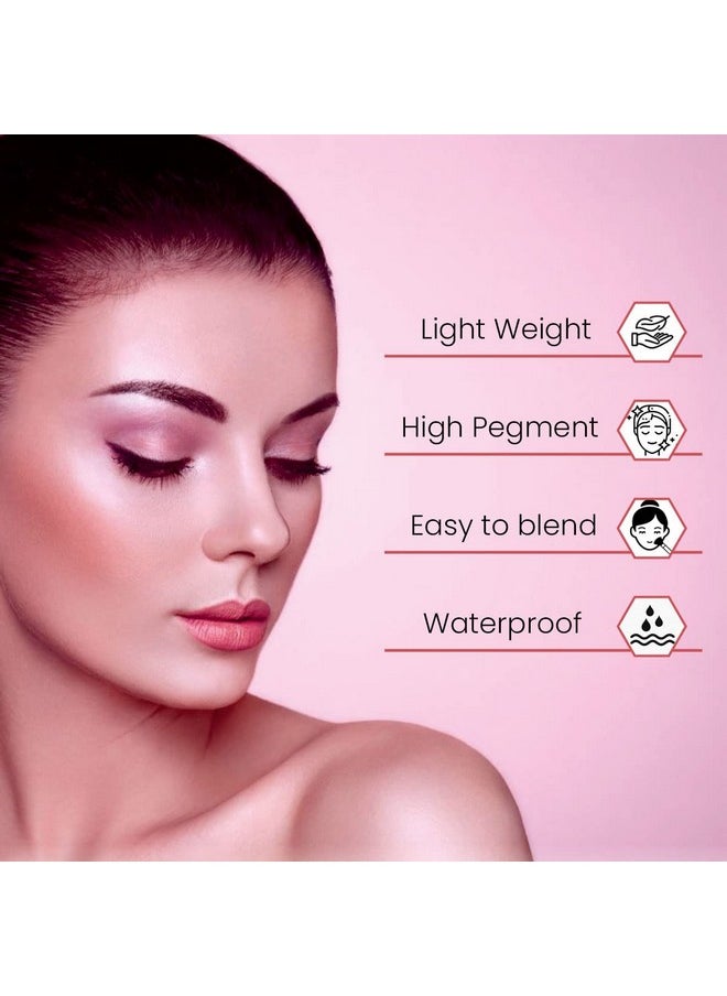 matt look Mattlook 25 Colors Blink Eyeshadow Palette|Highly Pigmented|Blendable|Waterproof|Flawless Finish|Long Lasting|Matte & Shimmery| Creative & Fashion Eye Make-Up-Mutlicolor 03 (26G)  - Image 3