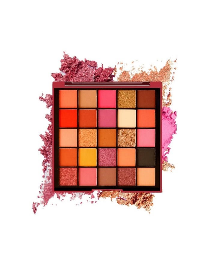 matt look Mattlook 25 Colors Blink Eyeshadow Palette|Highly Pigmented|Blendable|Waterproof|Flawless Finish|Long Lasting|Matte & Shimmery| Creative & Fashion Eye Make-Up-Mutlicolor 03 (26G)  - Image 1