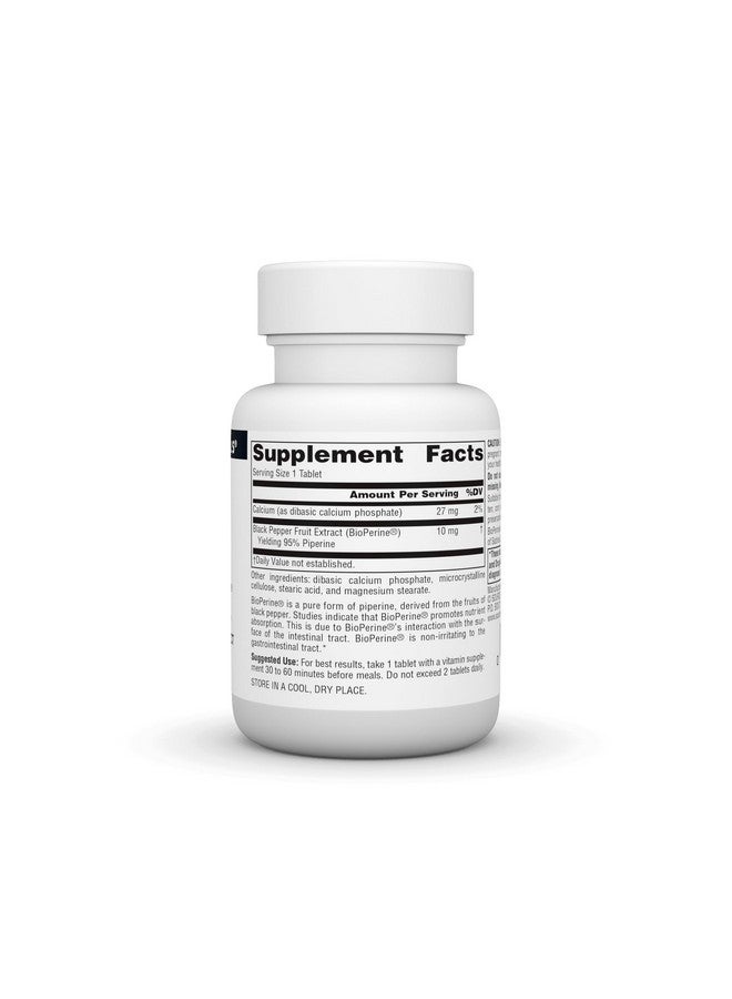 Source Naturals BioPerine, Black Pepper Fruit Extract - Promotes Nutrient Absorption* - 60 Tablets - Image 2