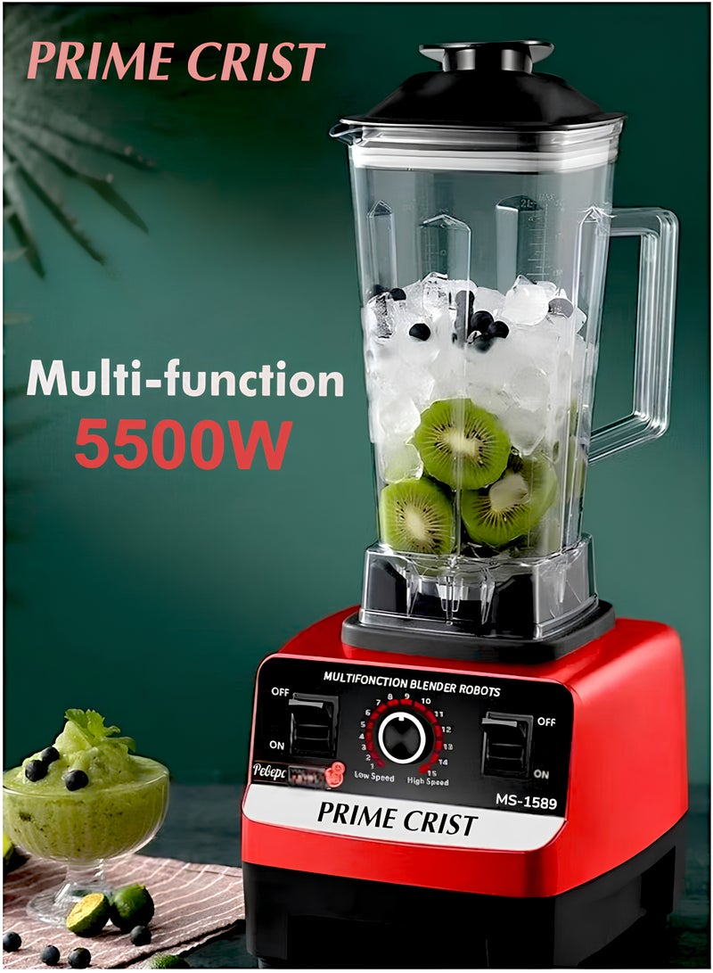 PRIME CRIST High-Power Multi-Function Blender – 5500W, 2.5L, Stepless Speed Control , MS-1589 - Image 1
